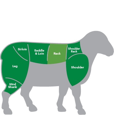NZ Ovation French 4-Rib Lamb Rack 321-400g