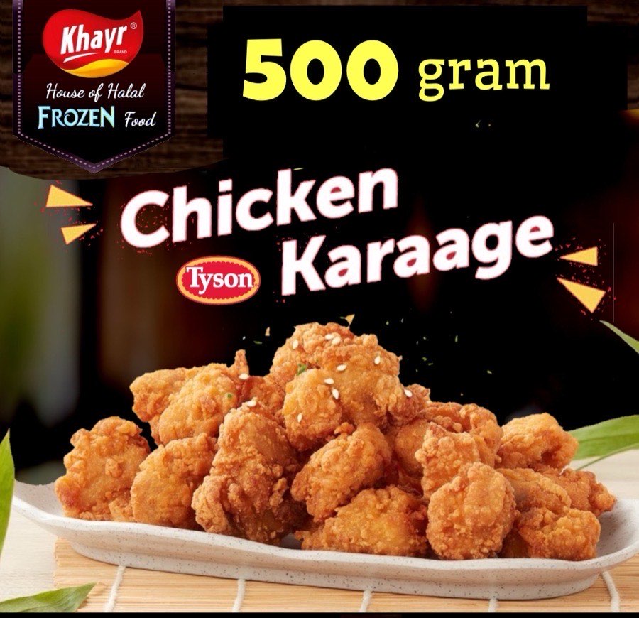 Malaysia Tyson Chicken Karaage 500g